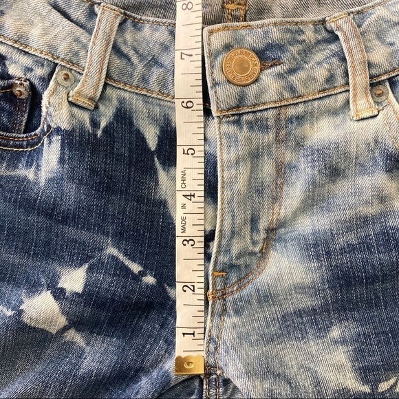Custom Bleached American Eagle Straight Jeans 6 - Picture 12 of 14